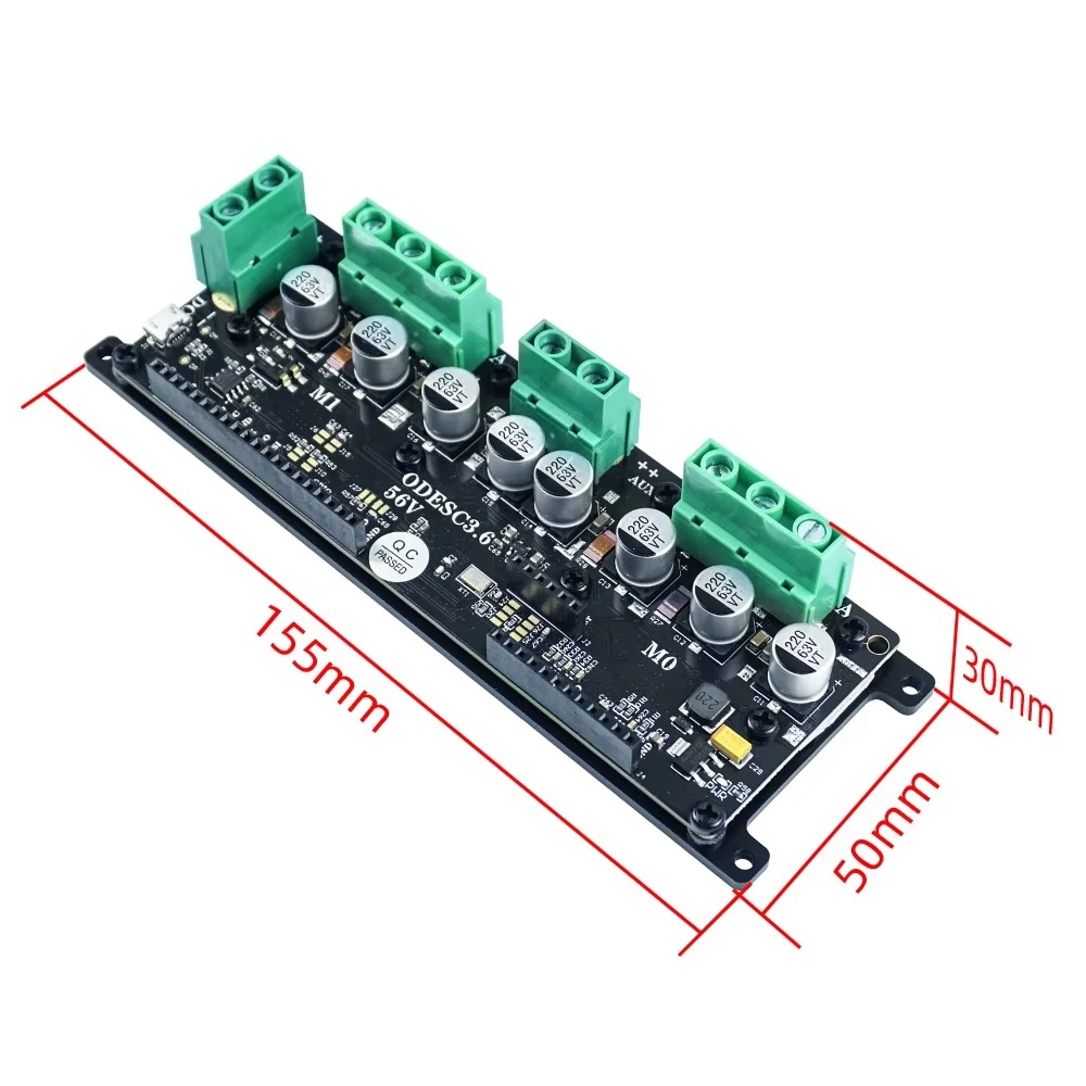 Контроллер SmCpOdesc3.6 для вы – обзор и цена Odrive Dual Brushless Motor Controller