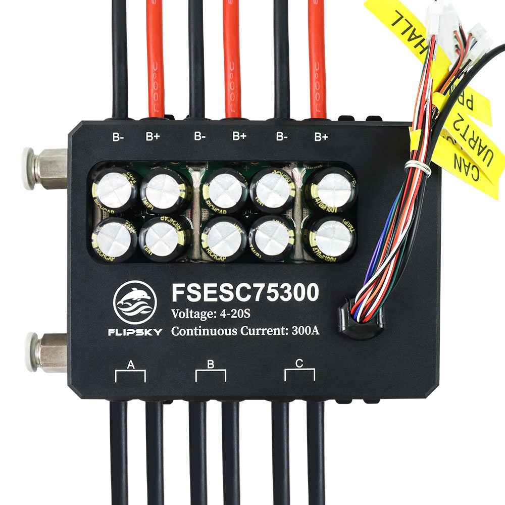 Flipsky FSESC 75300 84 в мощны – обзор и цена Vesc 75300 High Current Esc